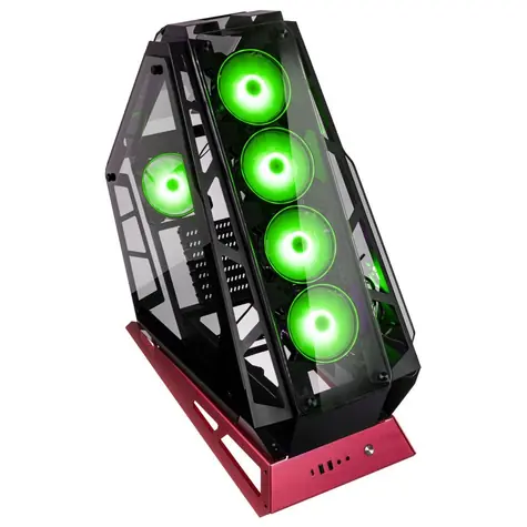 Kolink Big Chungus UNIT ARGB černá / E-ATX / 1xUSB-C + 1xUSB 3 + 1xUSB 2 / 1x 120 mm / bez zdroje / průhledná bočnice