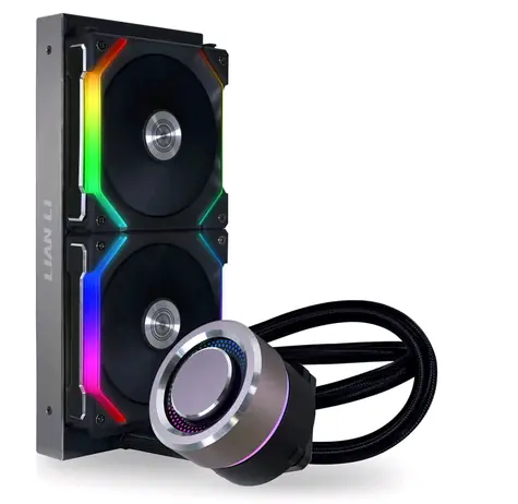 Lian Li GALAHAD 240 SL V2 černá / 2x 120 mm / ARGB podsvícení / 800 - 1900 RPM / 20 dB / Intel + AMD