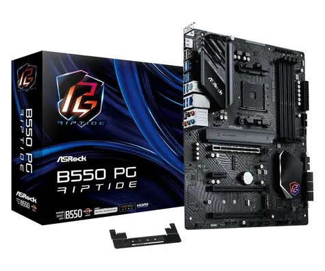 ASRock B550 PG Riptide / AMD B550 / DDR4 / SATA III RAID / USB / 2.5GLAN / M.2 / sc.AM4 / ATX
