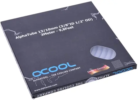 Alphacool AlphaTube HF 13/10 čirá / PVC / 13/10 mm / 3 m