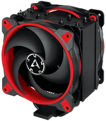 ARCTIC Freezer 34 eSports DUO černo-červený / 2x120 mm / 200 - 2100 RPM / 0.5 Sone / 4-pin / pro Intel & AMD