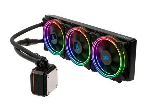 Alphacool Eisbaer Aurora LT360 CPU / 360mm radiátor / DRGB / možnost rozšíření o další slot