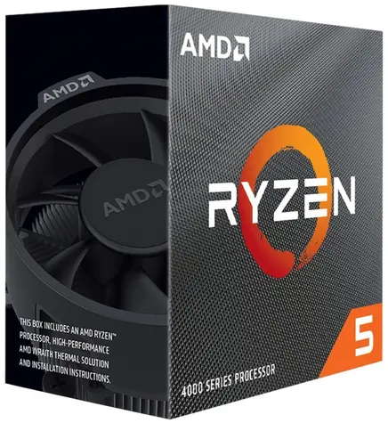 AMD RYZEN 5 4500 @ 3.6GHz / Turbo 4.1GHz / 6C12T / L2 3MB L3 8MB / AM4 / Bez VGA / 65W