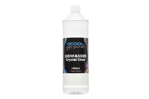 Alphacool Eiswasser Crystal Clear UV-active premixed coolant 1000ml / chladicí kapalina / UV aktivní