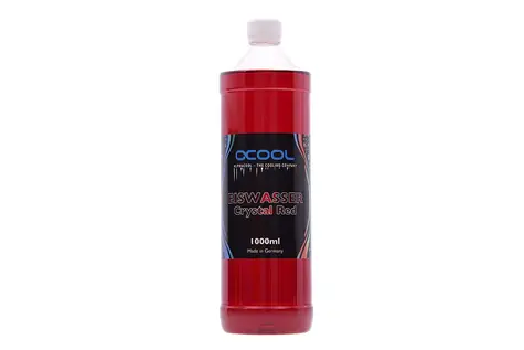 Alphacool Eiswasser Crystal Red premixed coolant 1000ml / chladicí kapalina