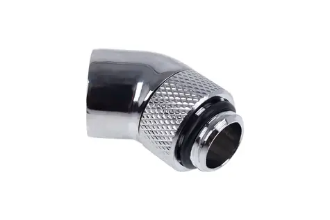 Alphacool Eiszapfen úhlový adaptér 45° G1/4 > G1/4 chromová