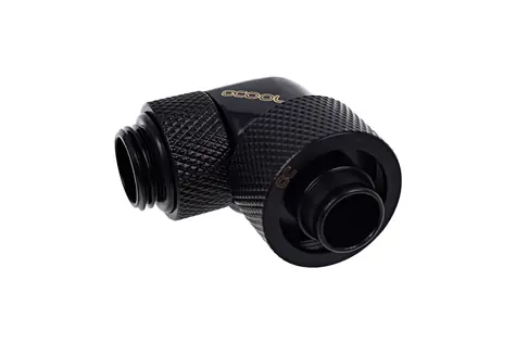 Alphacool Eiszapfen 16/10mm kompresní šroubení otočné 90° G1/4 černá