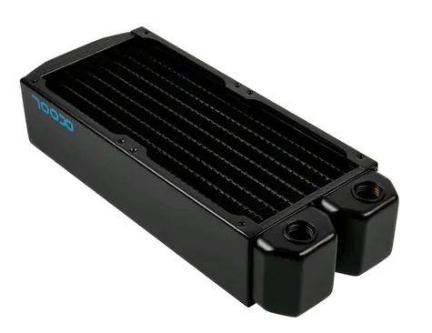 Alphacool NexXxoS XT45 Full Copper Dual radiator 92mm černá