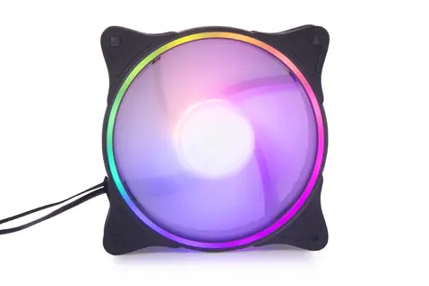 Alphacool Rise Aurora 120 mm ventilátor černá / RGB / pouzdrové ložisko / 4-pin PWM