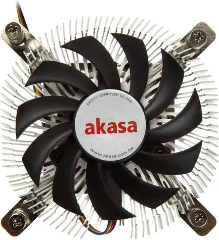 Akasa AK-CC7129BP01 / nízkoprofilový chladič pro CPU / pro Intel / pro Mini-ITX / pro 775/115x/1200