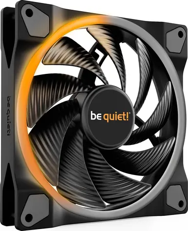 be quiet! Light Wings 140 High-speed černá / 140mm / ARGB / Rifle Bearing / 31dB @ 2200RPM / 71.7CFM / 4-pin