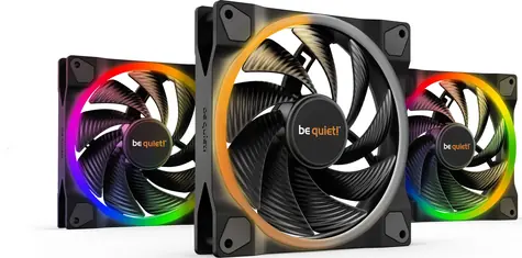 be quiet! Light Wings 140 High-speed Triple pack černá / 140mm / ARGB / Rifle Bearing / 31dB @ 2200RPM / 71.7CFM / 4-pin