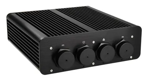 Akasa Pascal MD UCFF černá / Mini ITX / IP65 / možnost pověšení na zeď / hliník / OEM / bez ventilátoru