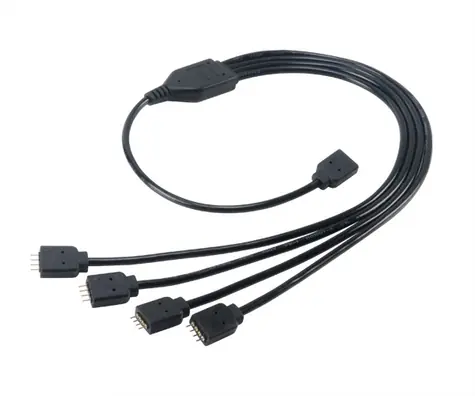 Akasa AK-CBLD04-50BK RGB 4pin splitter černá 