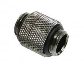 BitsPower Otočný přímý adaptér G1/4 (F) > G1/4 (F) lesklá černá