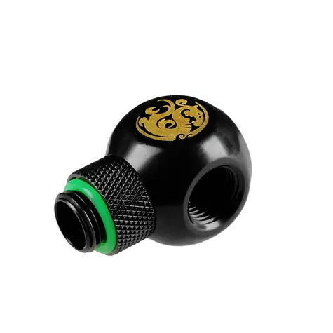 BitsPower Otočný Q-splitter 1x G1/4 (M) > 3x G1/4 (F) matná černá