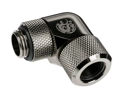 BitsPower Advanced Multi-Link otočný úhlový adaptér 90° G1/4 > 12mm hardtube černá