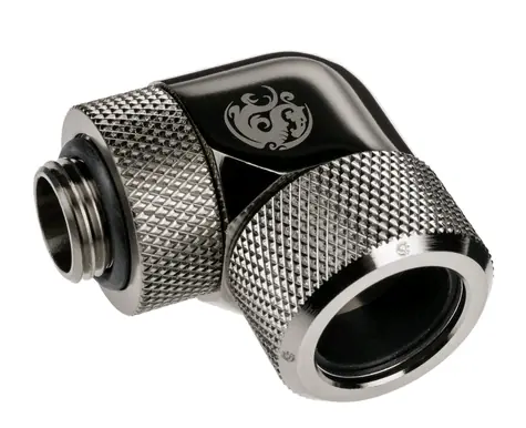 BitsPower Advanced Multi-Link otočný úhlový adaptér 90° G1/4 > 16mm hardtube černá