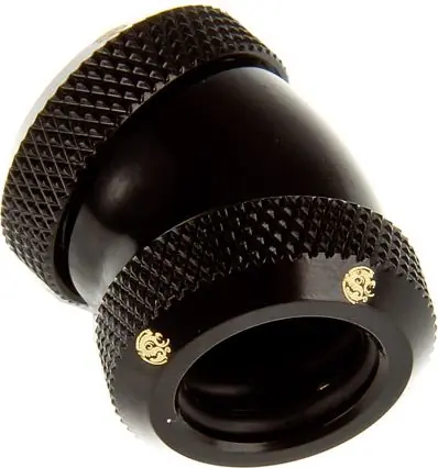 BitsPower Multi-Link úhlový adaptér 30° 12 mm HardTube > 12mm HardTube matná černá