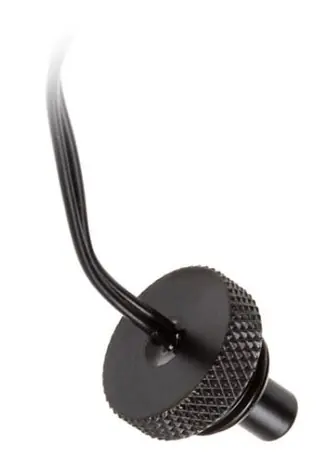 BitsPower Těsnící zátka s teplotním senzorem G1/4 (M) 90cm uhlová černá