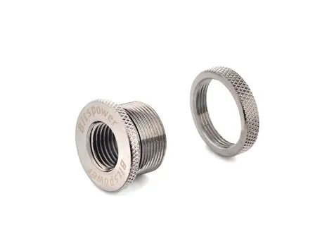 BitsPower Zátka s dírou uprostřed pro plnění vodou G1/4 lesklá černá