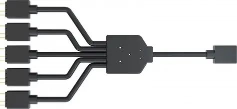 Cooler Master ARGB 5-way Splitter kabel černá