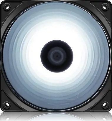 DEEPCOOL RF120W čirá / bílá LED / 120mm / 48.9 CFM / 21.9dB @ 1300 RPM