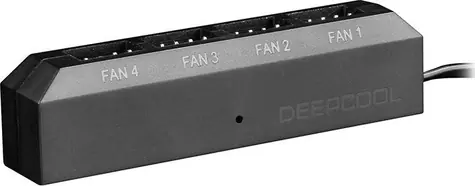 DEEPCOOL FH-04 Fan hub černá / 4 porty PWM