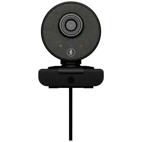 Icy Box IB-CAM501-HD černá / webkamera / FullHD / 30FPS / 2x mikrofon / USB 2.0