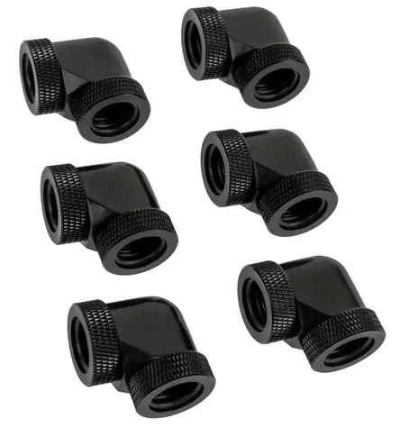 RAIJINTEK Pelias - D160906 6 ks černá / pro 16mm HardTube / G1/4