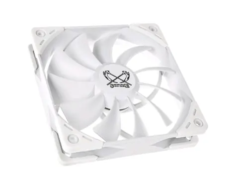 SCYTHE Kaze Flex 120 White PWM 1200rpm / 120 mm / 24.9 dB @ 1200 RPM / PWM