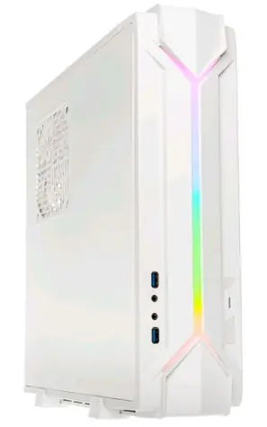 SilverStone Raven Z ARGB HTPC bílá / Mini-ITX / 2x USB 3.0 / 2x 120mm / bez zdroje