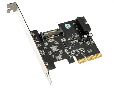 SilverStone ECU04-E karta PCIe / 1x interní 19-pin USB 3.1