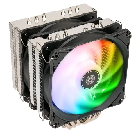 SilverStone Hydrogon D120-ARGB-V2 / 2x 120mm / 30.5 dB @ 1850 RPM / Intel & AMD