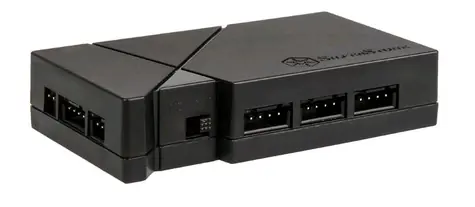 SilverStone SST-LSB01 RGB LED hub + 2x LED pásek černá