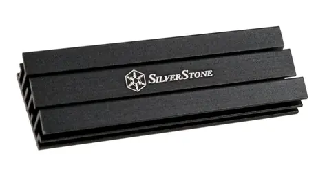 SilverStone SST-TP02-M2 pasivní M.2 chladič hliníkový černá / M.2 SSD 2280 format