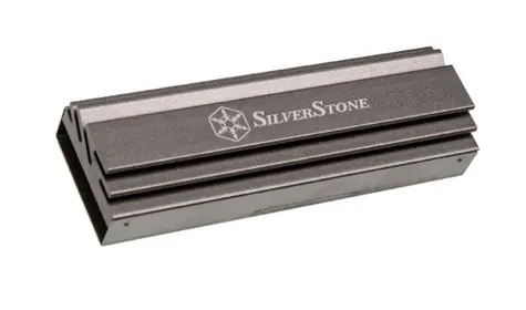 SilverStone TP04 pasivní M.2 chladič hliníkový stříbrná / M.2 SSD 2280 format