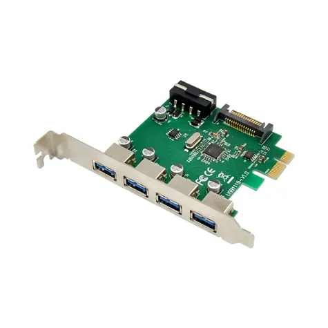 MicroConnect 4x USB3.0 PCIe VL805 / PCIe rozšiřující karta / 4x USB3.0