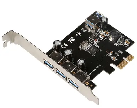 MicroConnect 3+1x USB3.0 PCIe VL805 v2 / PCIe rozšiřující karta / 4x USB3.0