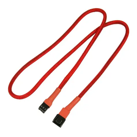 Nanoxia prodlužovací kabel 3-pin Molex 60cm červená