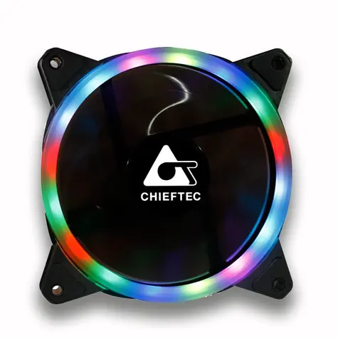 CHIEFTEC AF-12RGB 1ks / 120 x 120 x 25mm / 1200 RPM / 16 dBa / 6 Pin