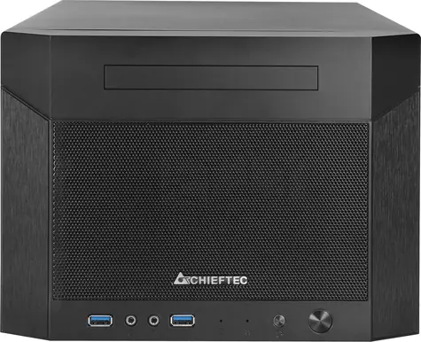 CHIEFTEC CN-01B-OP Cube Tower černá / Mini ITX / Bez zdroje 