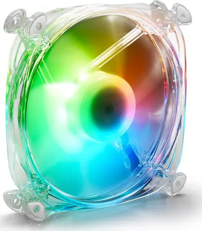 Sharkoon SHARK Disc bílá / větráček / 120mm / 17.5 dBA / RGB