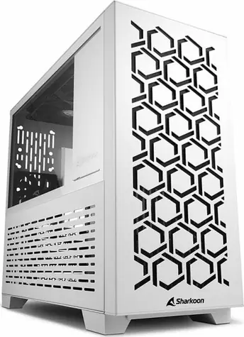 Sharkoon MS-Y1000 bílá / ATX / 2x USB 3.0 / 4x 120 mm / Bez zdroje / průhledná bočnice