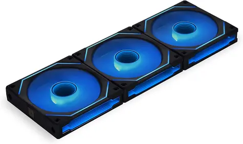 Lian Li UNI FAN SL-INF 120 ARGB PWM (3ks) černá + ovladač / 120 mm / 29 dB @ 2100 RPM / 61.3 CFM / 4 x 7-PIN