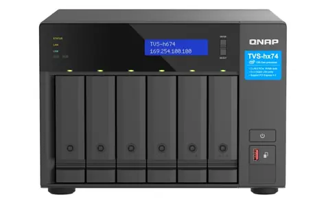 QNAP TVS-h674-i5-32G / 6x HDD / i5-12400 2.5 GHz / 32 GB DDR4 / 3.5