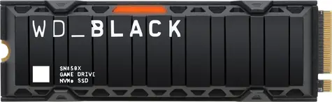 WD Black SN850X 2TB chladič / M.2 SSD 2280 / PCIe Gen4 x4 / TLC / čtení:7300MBs / zápis:6600MBs / 5y