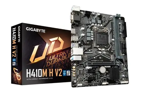 GIGABYTE H410M H V2 / H410 / LGA 1200 / 2x DDR4 / 1x PCIEx16 / 1x LAN / m-ATX