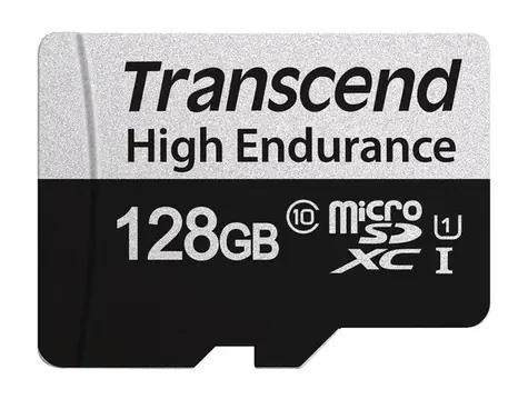 Transcend 350V 128GB / Micro SDHC / Paměťová karta /  Class 10 / R: 95MBps / W: 45MBps