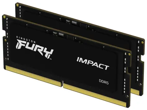 Kingston FURY Impact 64GB (2x 32GB) DDR5 5600MHz / CL40 / SO-DIMM / XMP 3.0 / 1.1V